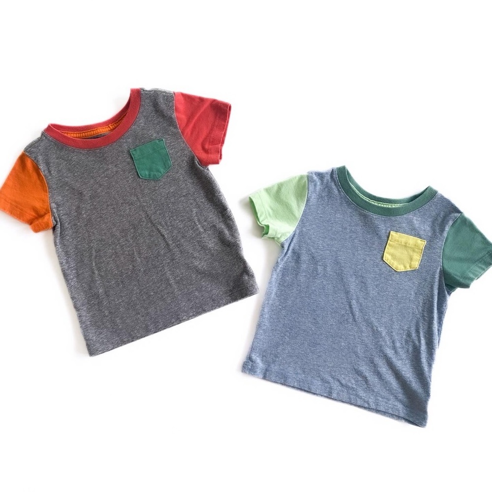 2 piece bundle - color block tees